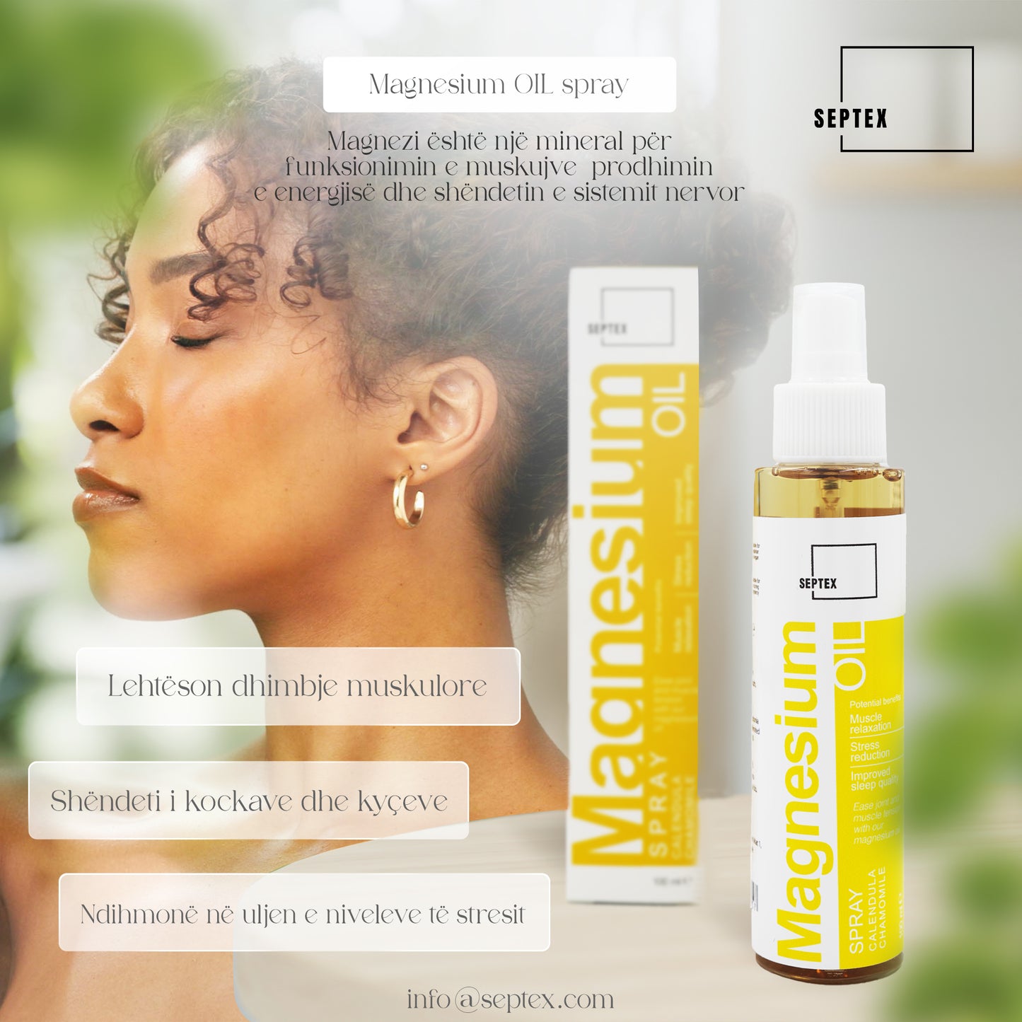 Magnesium Oil Spray /Calendula & Chamomile